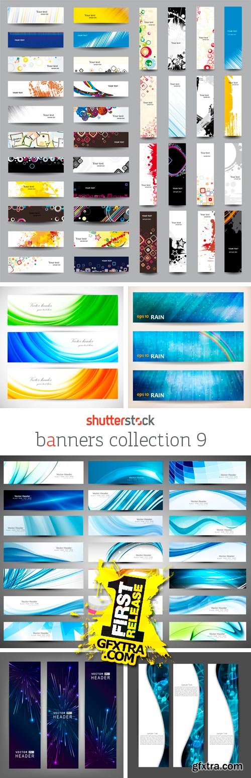 Amazing SS - Banners Collection 9, 25xEPS