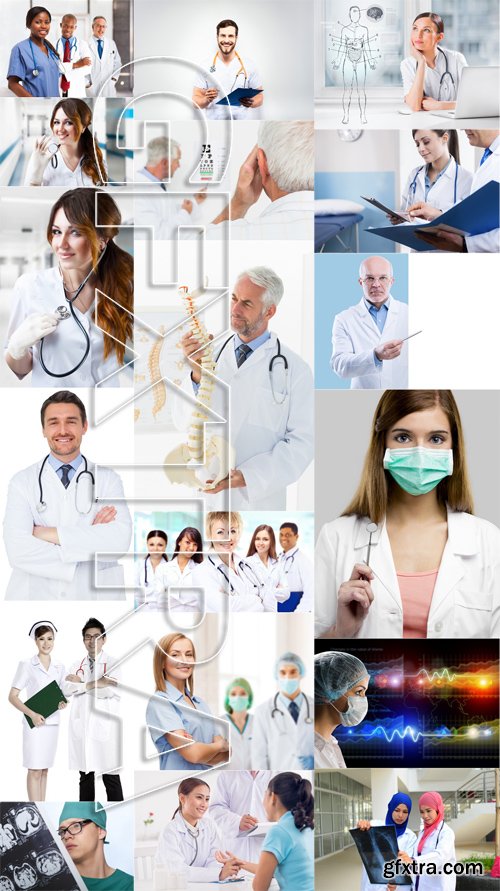 Stock Photos - Doctor 3, 25xJPG