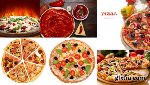 Tasty Italian Pizza - 25 JPEGs