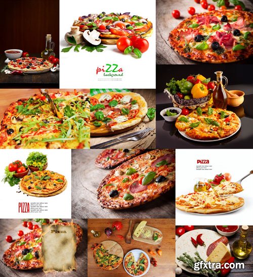 Tasty Italian Pizza - 25 JPEGs