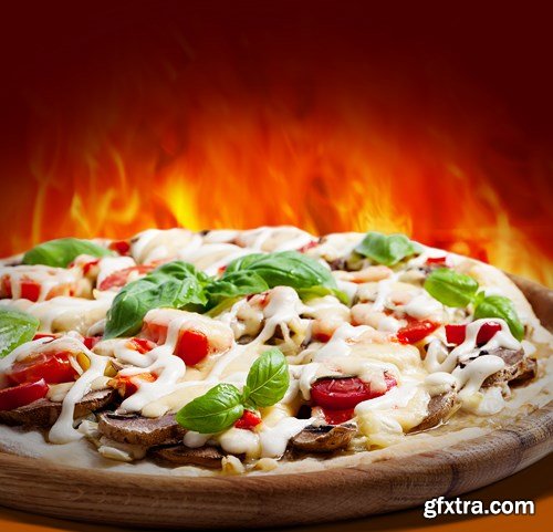 Tasty Italian Pizza - 25 JPEGs