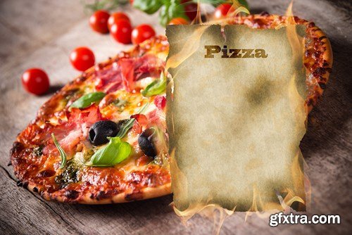 Tasty Italian Pizza - 25 JPEGs