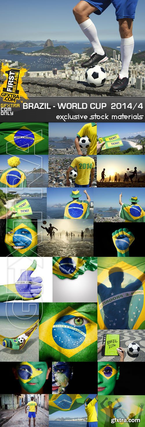 Brazil - FIFA World Cup 2014 vol.4, 25xUHQ JPEG