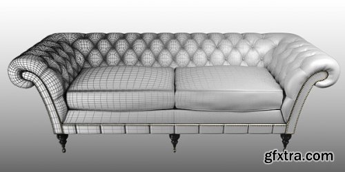 CG-Blog Modeling and Rendering a Chesterfield Sofa