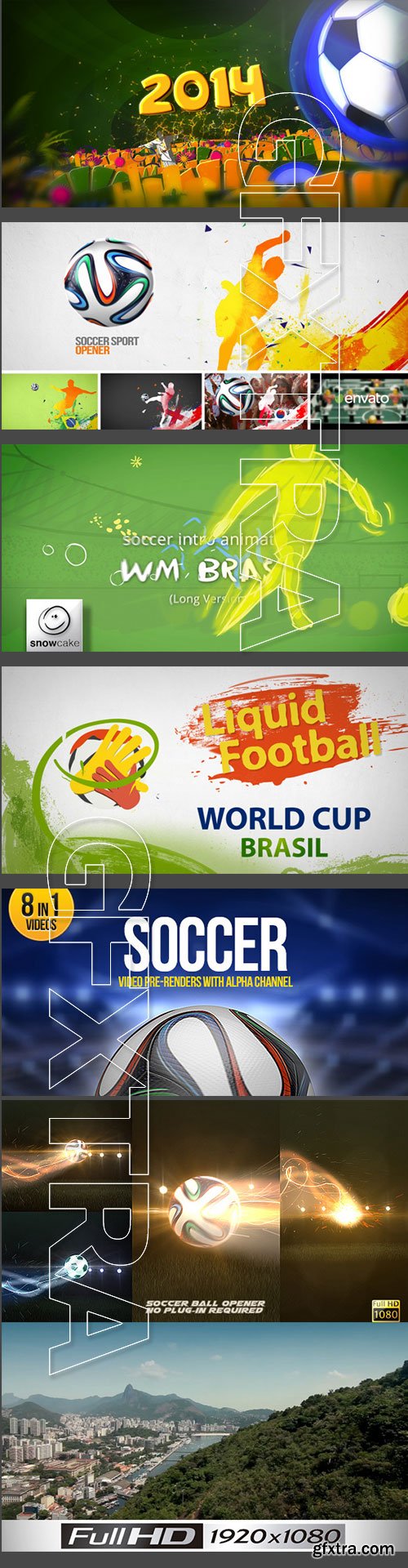 VideoHive - Special FIFA World Cup 2014 Brasil BUNDLE!