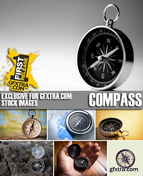 Stock Photos - Compass, 25xJPG