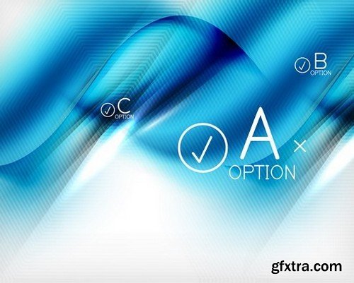 Stock Vectors - Abstract Vector Background Wave 2, 25xEPS