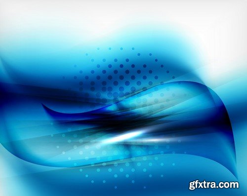 Stock Vectors - Abstract Vector Background Wave 2, 25xEPS