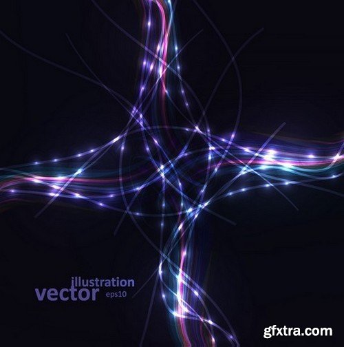 Stock Vectors - Abstract Vector Background Wave 2, 25xEPS