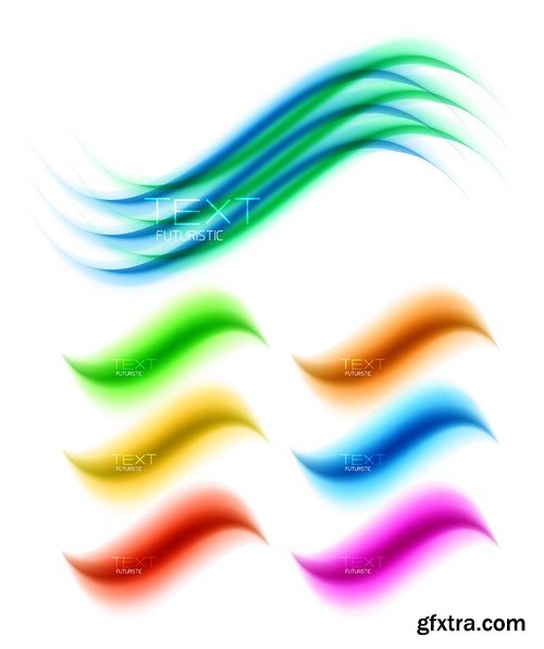 Stock Vectors - Abstract Vector Background Wave 2, 25xEPS