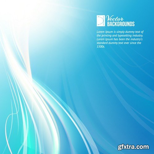 Stock Vectors - Abstract Vector Background Wave 2, 25xEPS