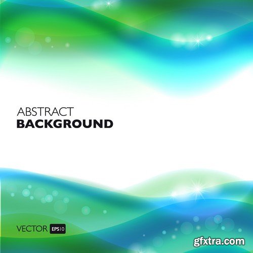 Stock Vectors - Abstract Vector Background Wave 2, 25xEPS