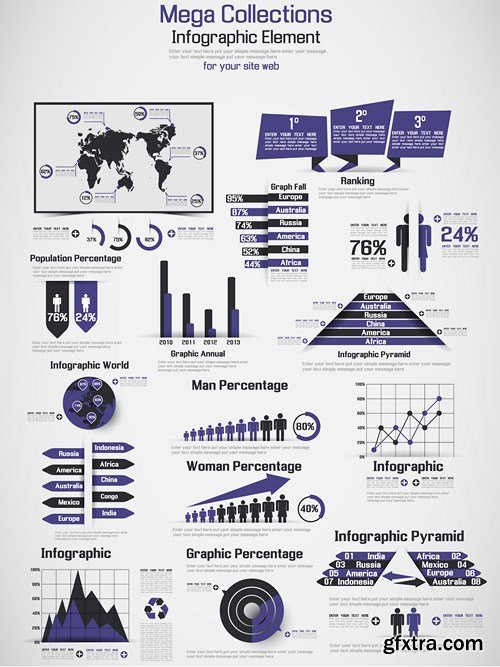 Infographics Elements #36 - 25 EPS