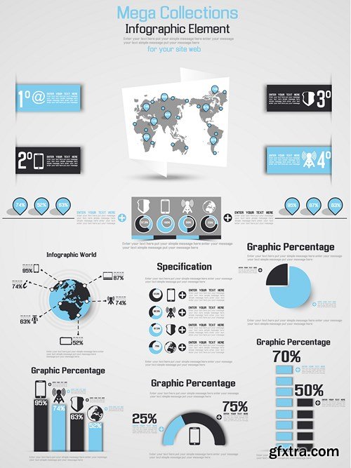 Infographics Elements #36 - 25 EPS