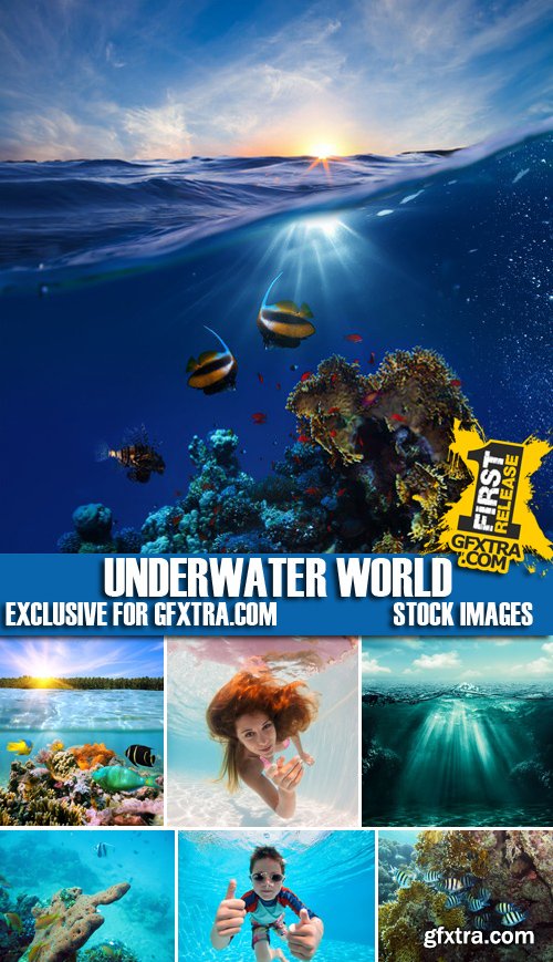 Stock Photos - Underwater World, 25xJPG