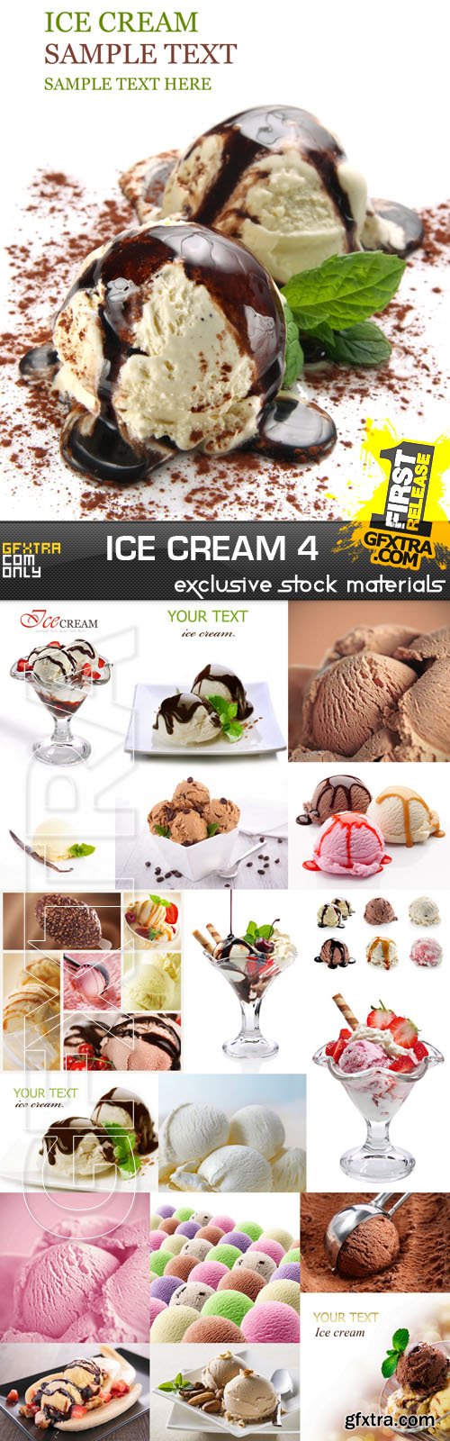 Ice Cream Collection 4, 25 UHQ JPEG