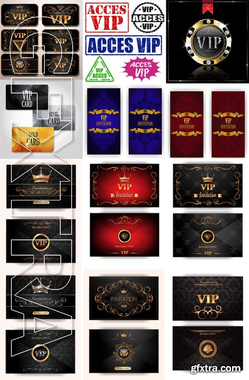 Stock Vectors - Vip, 25xEPS