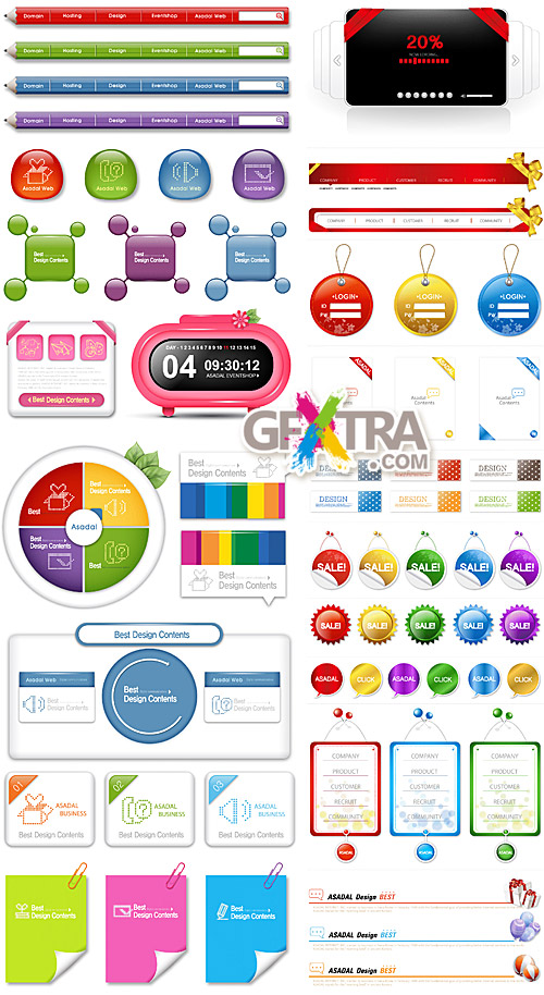 Web design elements