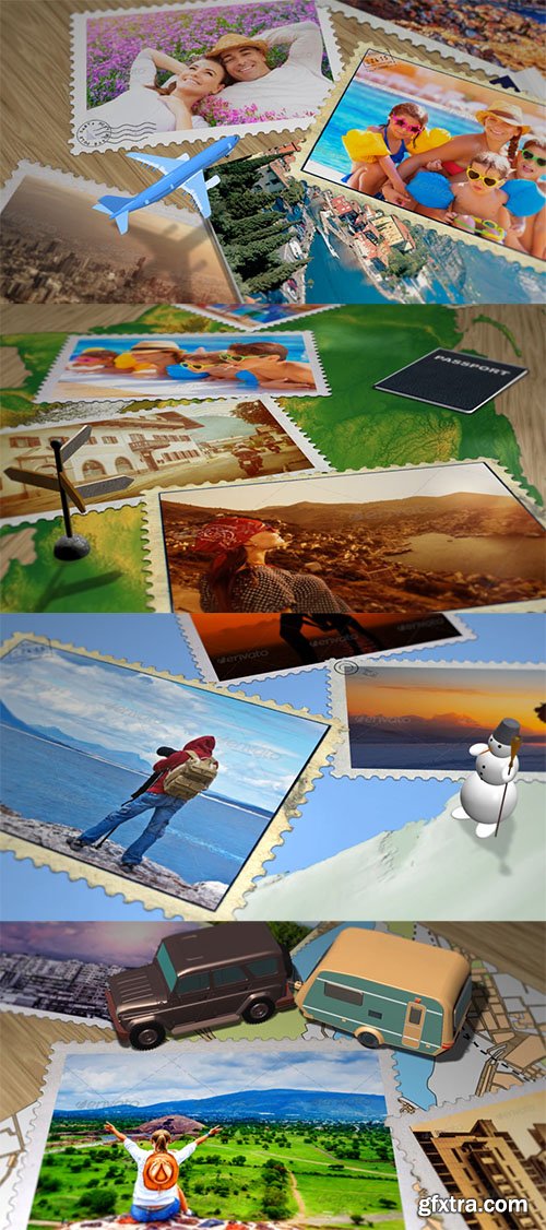 Videohive Travel Memoirs Photo Album 7265966