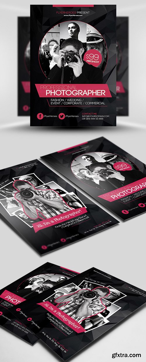 Photography Flyer Templates Set 1