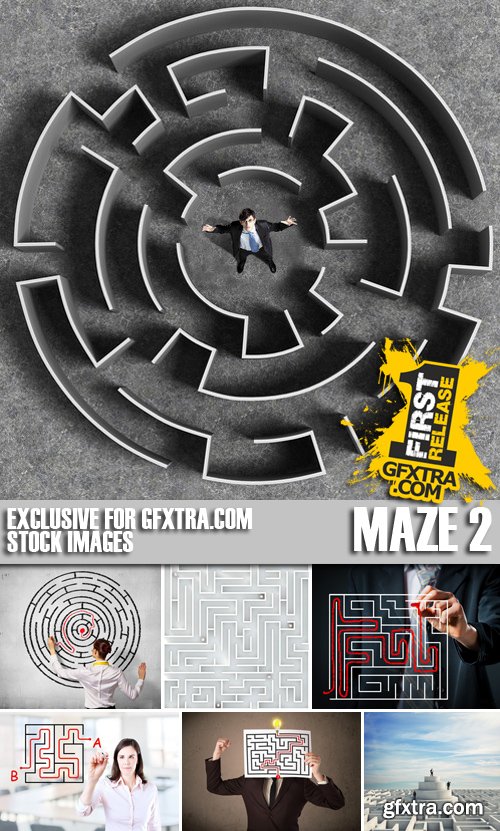 Stock Photos - Maze 2, 25xJPG