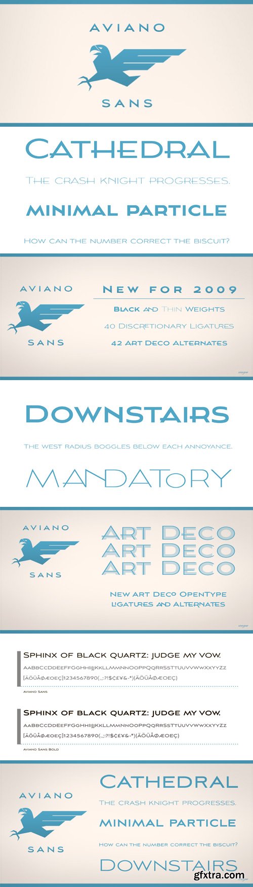 Aviano Sans Font Family - 5 Fonts for $93