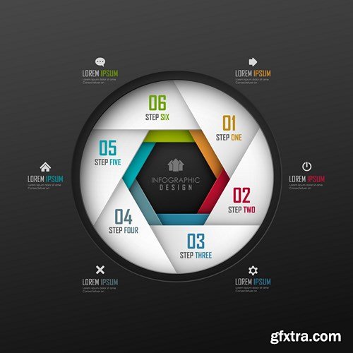 Collection of infographics vol.110, 25xEPS