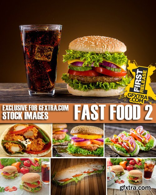 Stock Photos - Fast Food 2, 25xJPG