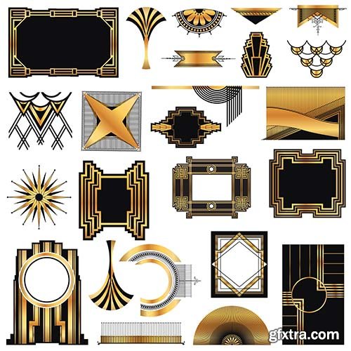 Gatsby Art Deco - 25x EPS