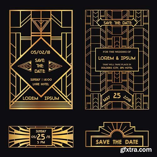 Gatsby Art Deco - 25x EPS