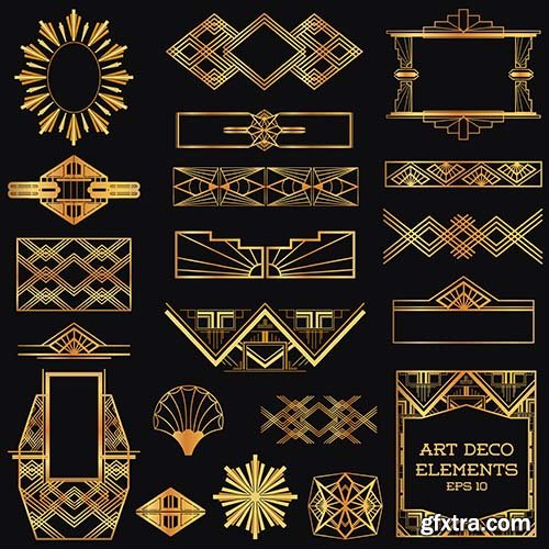 Gatsby Art Deco - 25x EPS