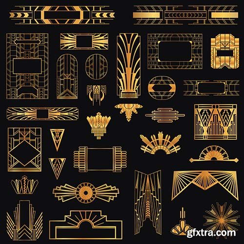 Gatsby Art Deco - 25x EPS