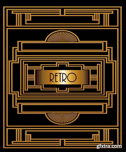 Gatsby Art Deco - 25x EPS