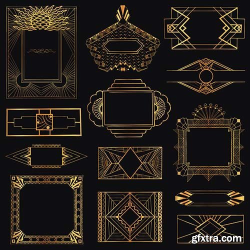 Gatsby Art Deco - 25x EPS