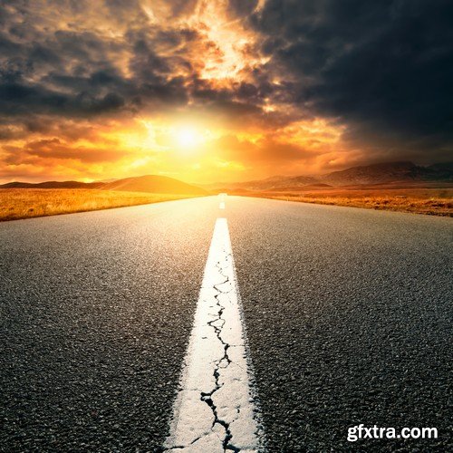 Stock Photos - Road 2, 25xJPG