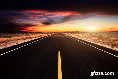 Stock Photos - Road 2, 25xJPG