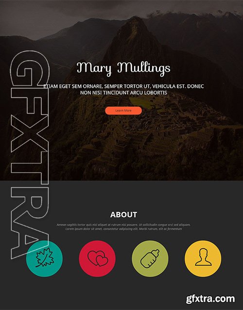 Portfolio Responsive Parallax Template