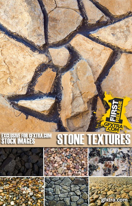 Stock Photos - Stone Textures, 25xJPG