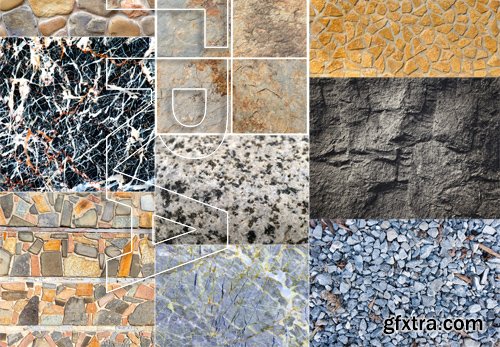 Stock Photos - Stone Textures, 25xJPG