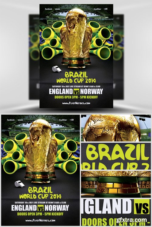 World Cup 3 Flyer Template