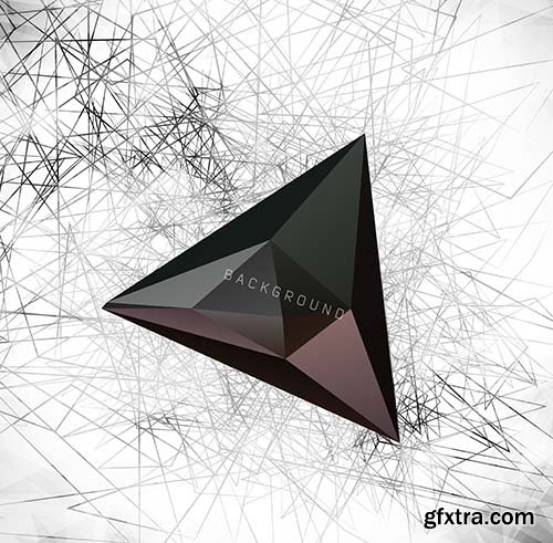 Polygonal Vector Elements - 25x EPS