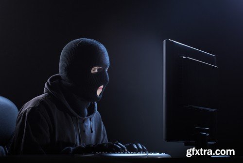 Stock Photos - Thief, Burglar 2, 25xJPG