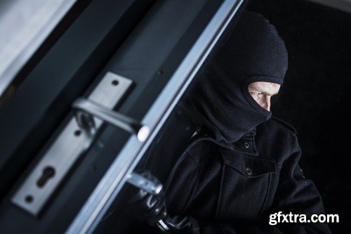 Stock Photos - Thief, Burglar 2, 25xJPG