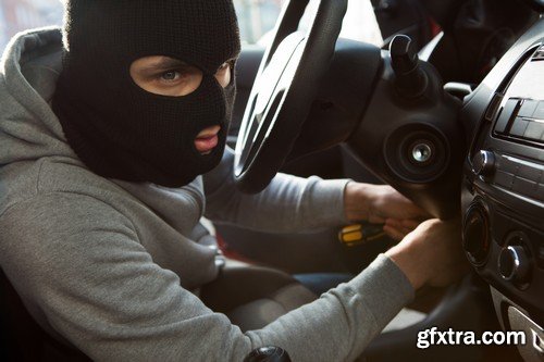 Stock Photos - Thief, Burglar 2, 25xJPG