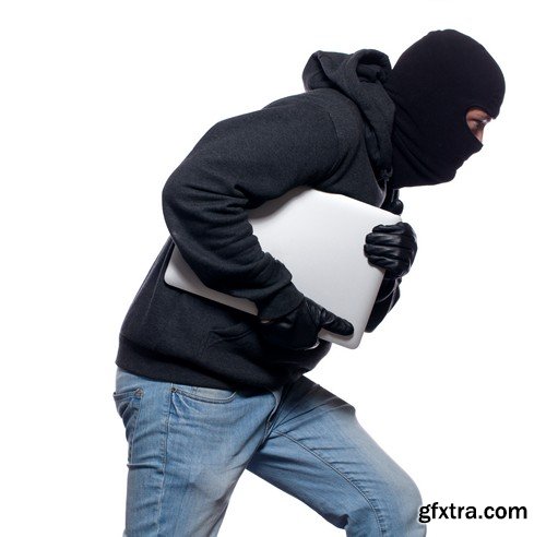 Stock Photos - Thief, Burglar 2, 25xJPG