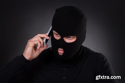 Stock Photos - Thief, Burglar 2, 25xJPG