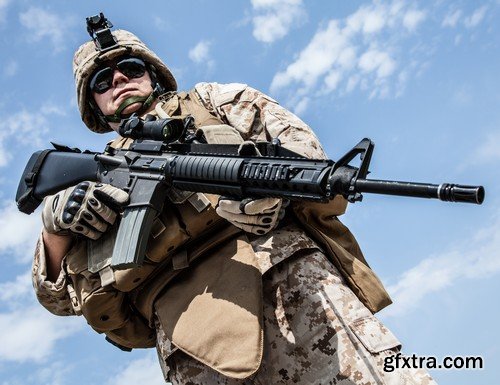 Stock Photos - Soldiers, 25xJPG