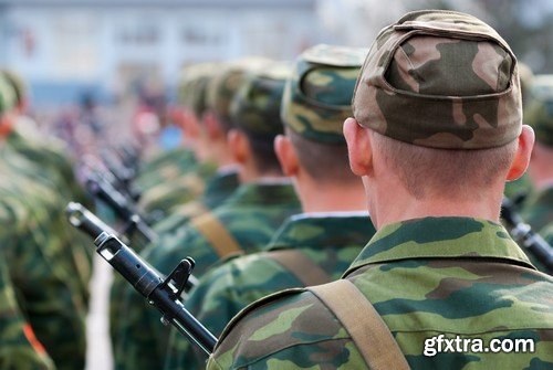 Stock Photos - Soldiers, 25xJPG