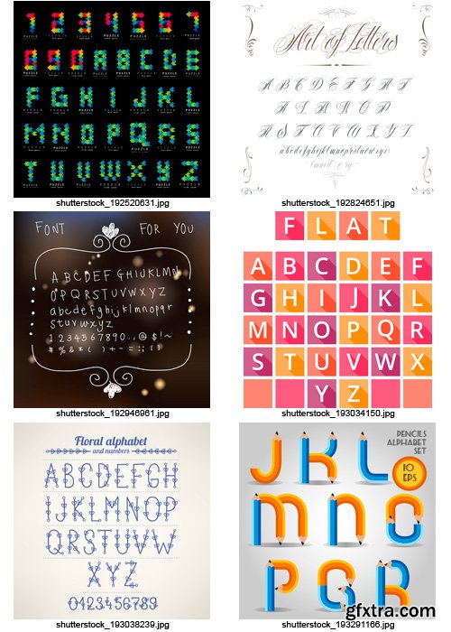 Amazing SS - Alphabets 8, 25xEPS