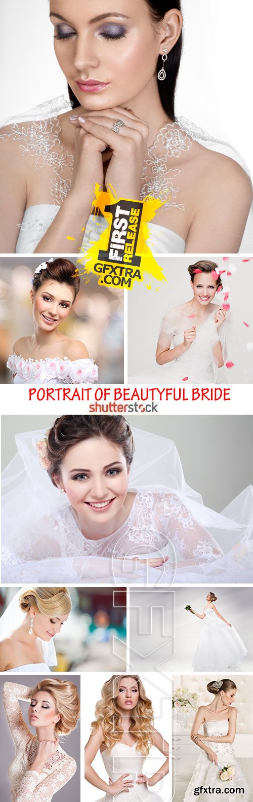 Amazing SS - Portrait of beautiful bride, 25xJPG